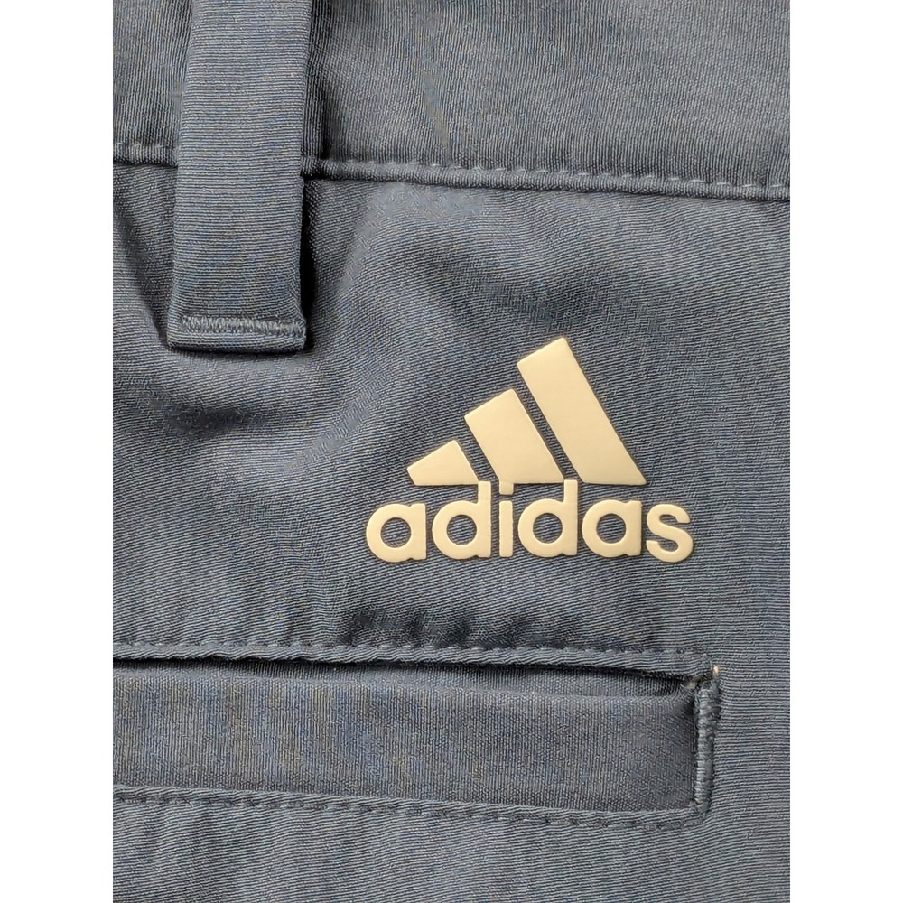 Adidas Golf Shorts Mens 34 Blue Performance Stretch Flat Front Ultimate365 - Picture 12 of 14